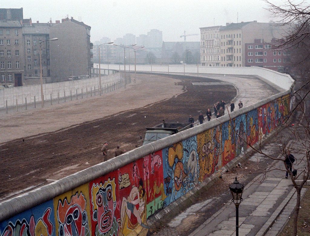 Berlin Wall graffiti art