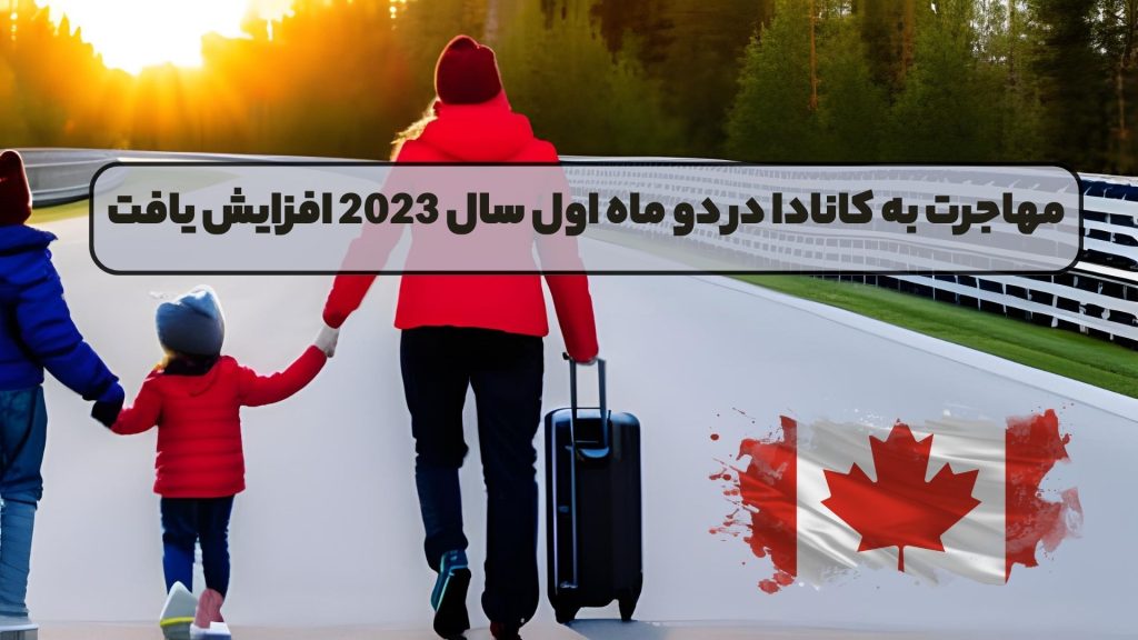 مهاجرت به کانادا در دو ماه اول سال 2023 افزایش یافت